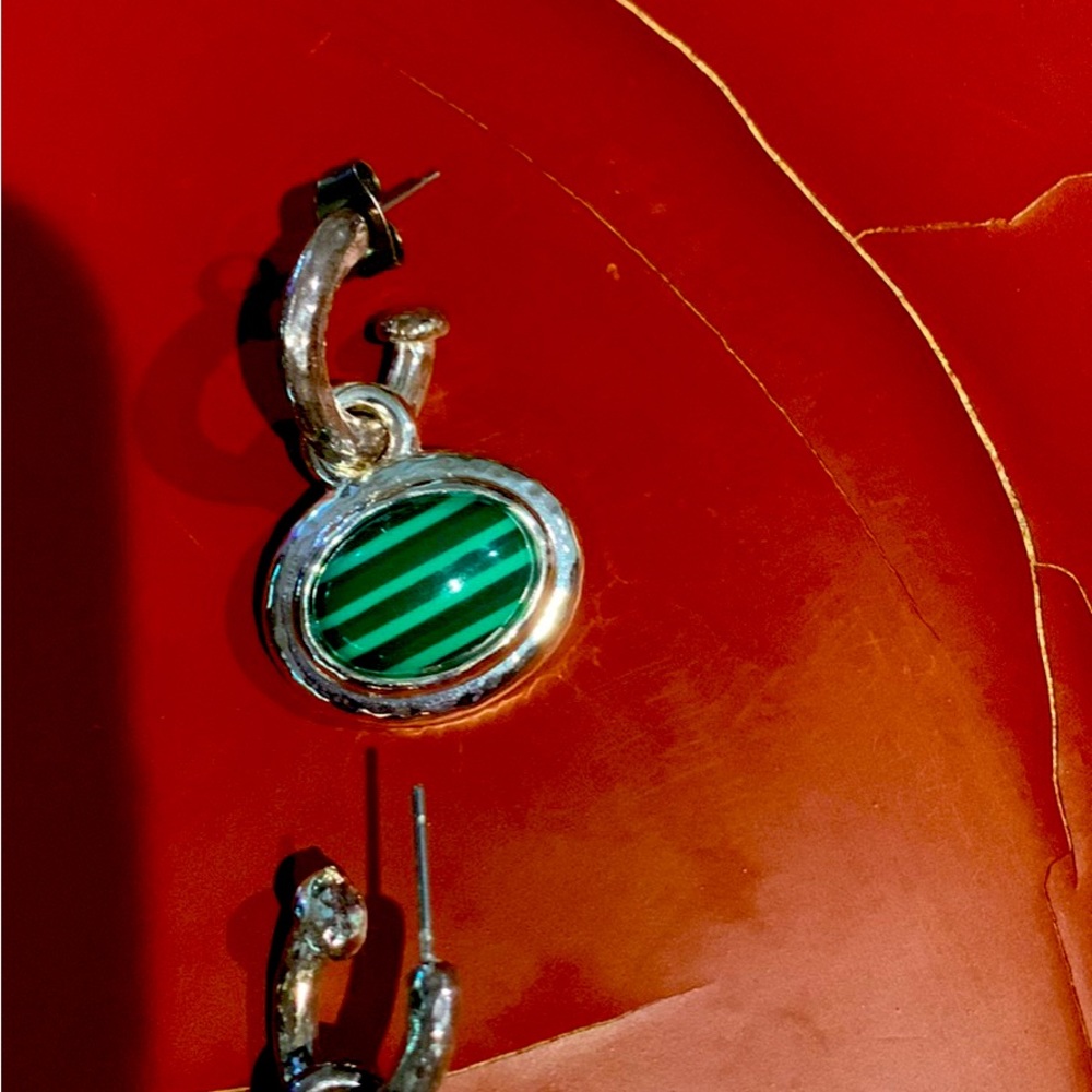 CHICOS NECKLACE AND EARRINGS PIERCED ADJUSTABLE CHAIN - Picture 4 of 6